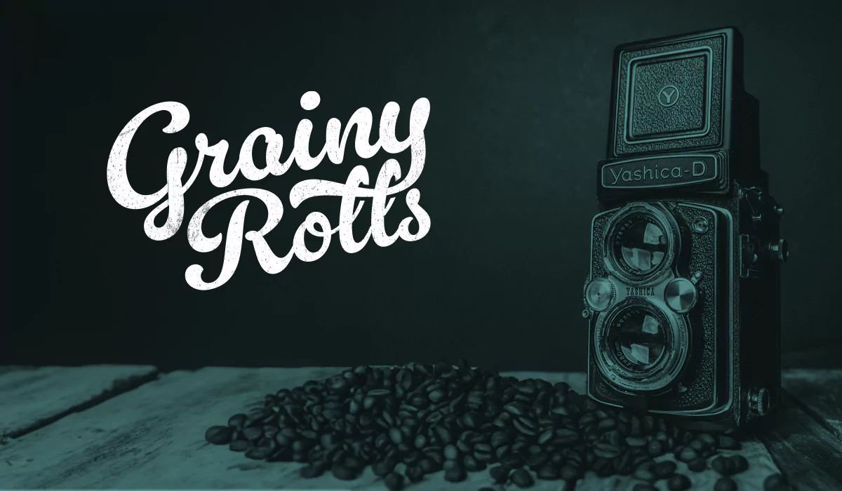 Film Camera and Coffee Beans